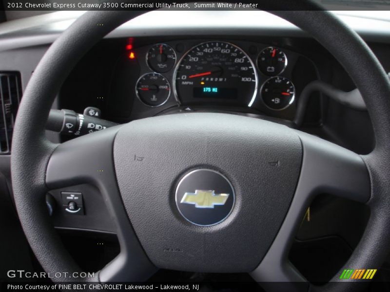 Summit White / Pewter 2012 Chevrolet Express Cutaway 3500 Commercial Utility Truck