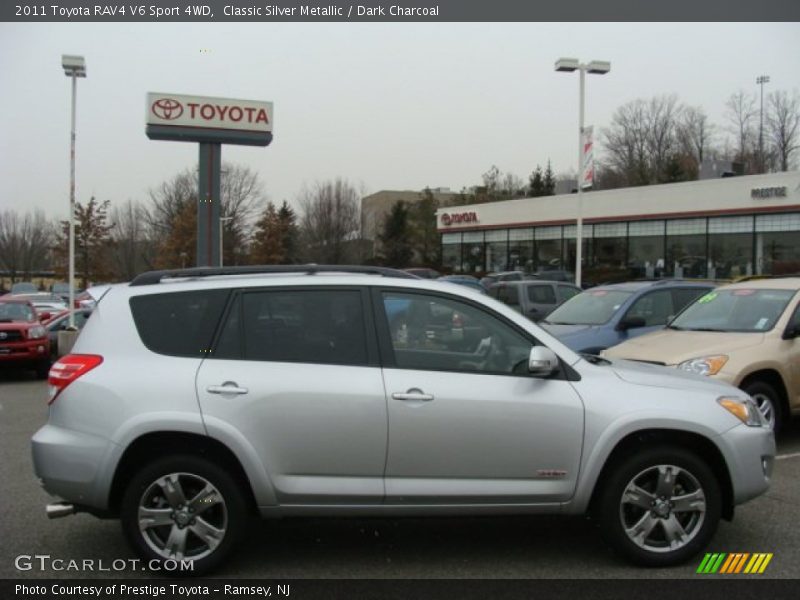 Classic Silver Metallic / Dark Charcoal 2011 Toyota RAV4 V6 Sport 4WD