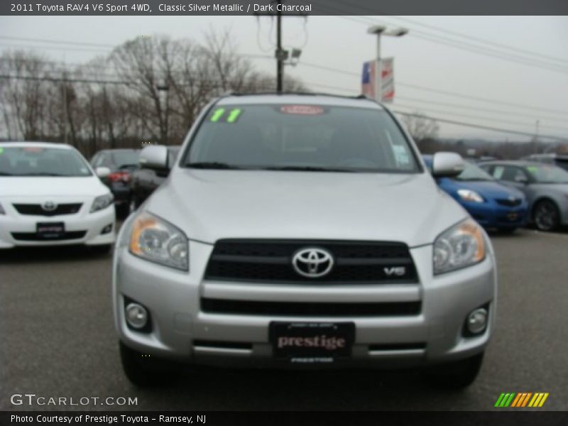 Classic Silver Metallic / Dark Charcoal 2011 Toyota RAV4 V6 Sport 4WD