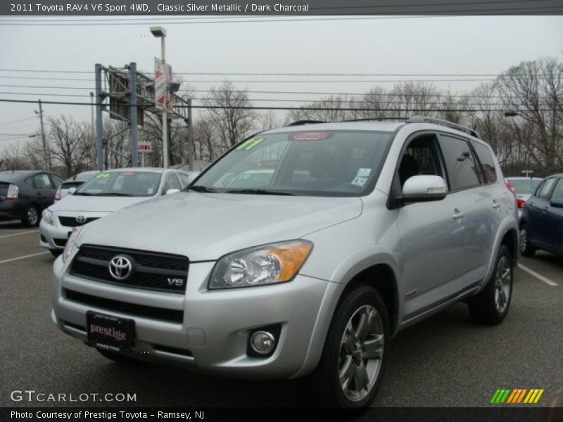 Classic Silver Metallic / Dark Charcoal 2011 Toyota RAV4 V6 Sport 4WD