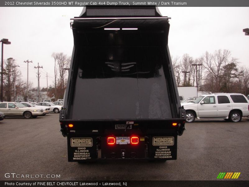 Summit White / Dark Titanium 2012 Chevrolet Silverado 3500HD WT Regular Cab 4x4 Dump Truck