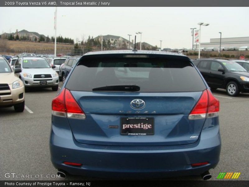 Tropical Sea Metallic / Ivory 2009 Toyota Venza V6 AWD