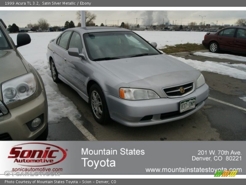 Satin Silver Metallic / Ebony 1999 Acura TL 3.2