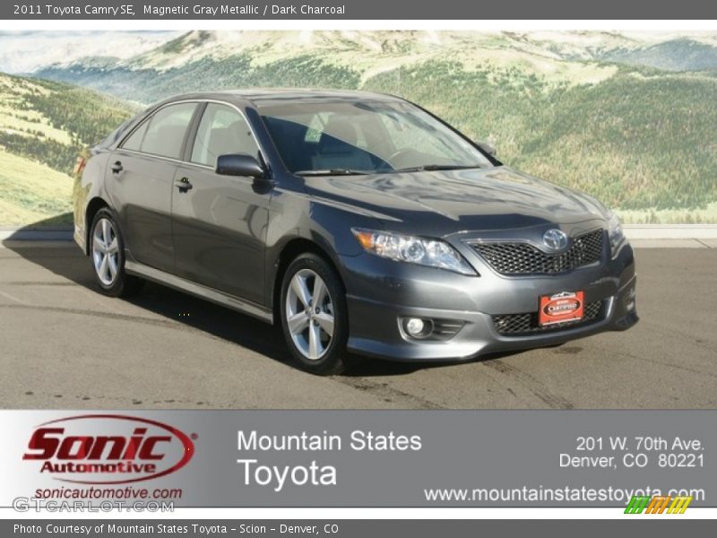 Magnetic Gray Metallic / Dark Charcoal 2011 Toyota Camry SE