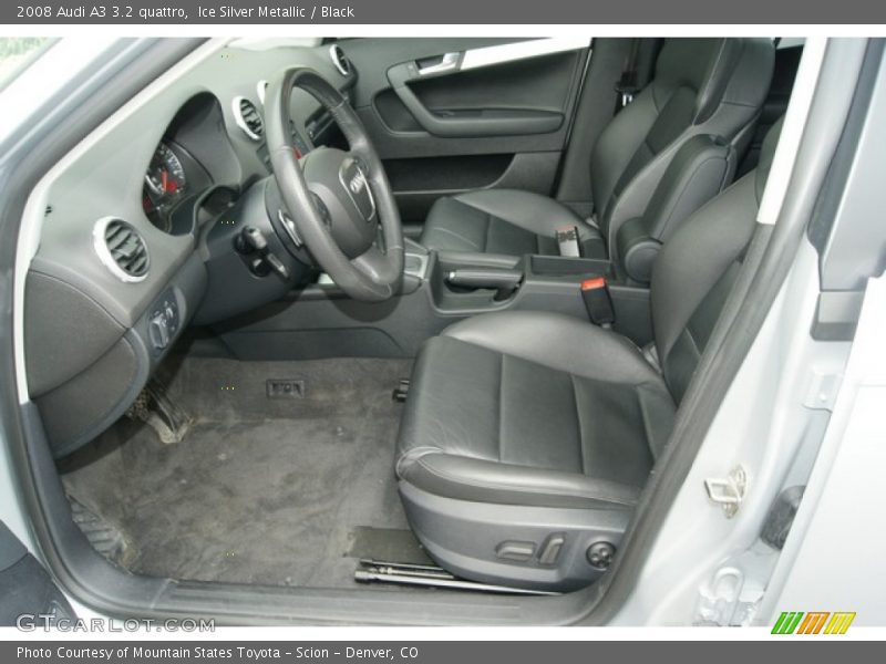  2008 A3 3.2 quattro Black Interior
