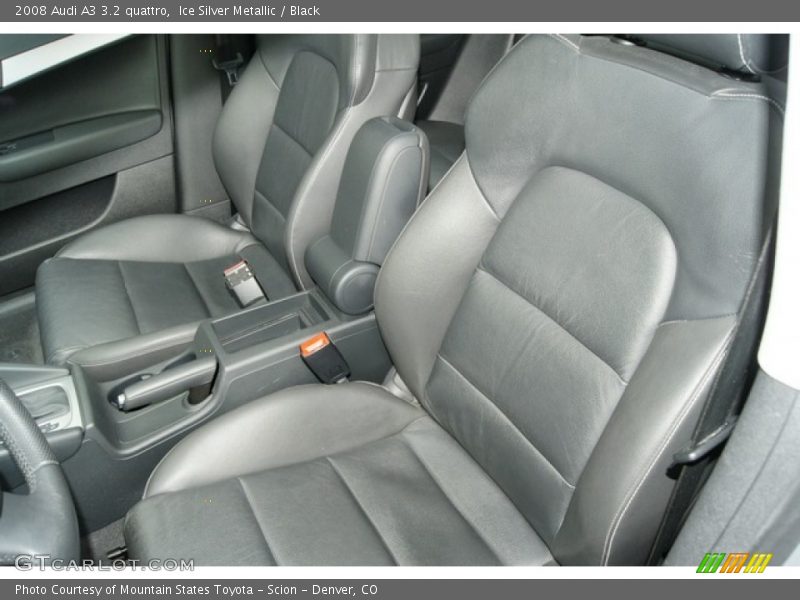 Ice Silver Metallic / Black 2008 Audi A3 3.2 quattro