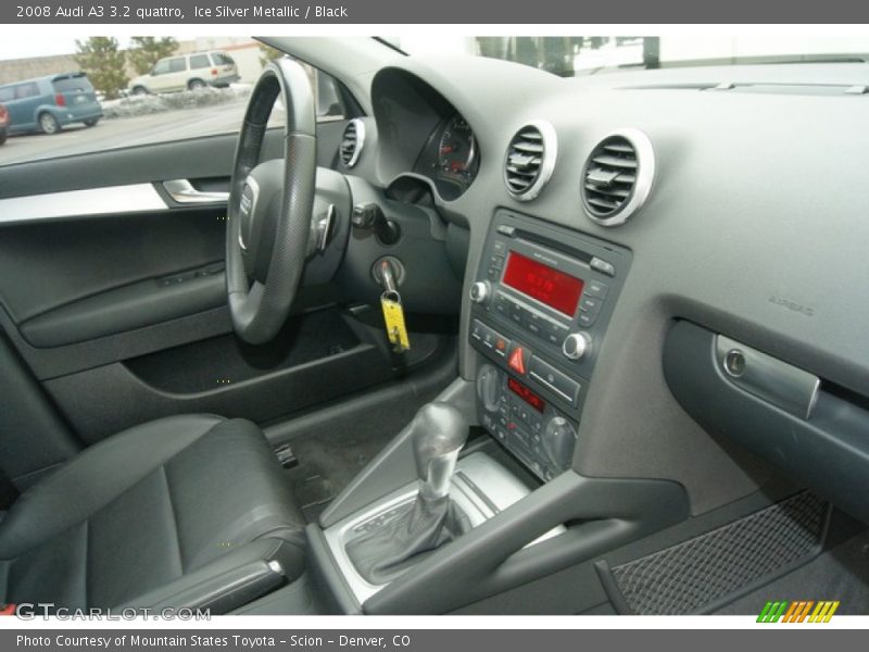 Ice Silver Metallic / Black 2008 Audi A3 3.2 quattro
