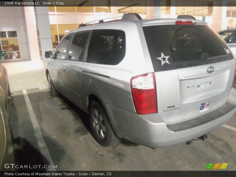 Silver / Gray 2006 Kia Sedona LX