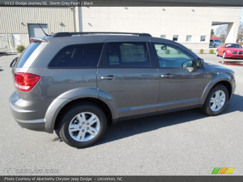 Storm Grey Pearl / Black 2012 Dodge Journey SE