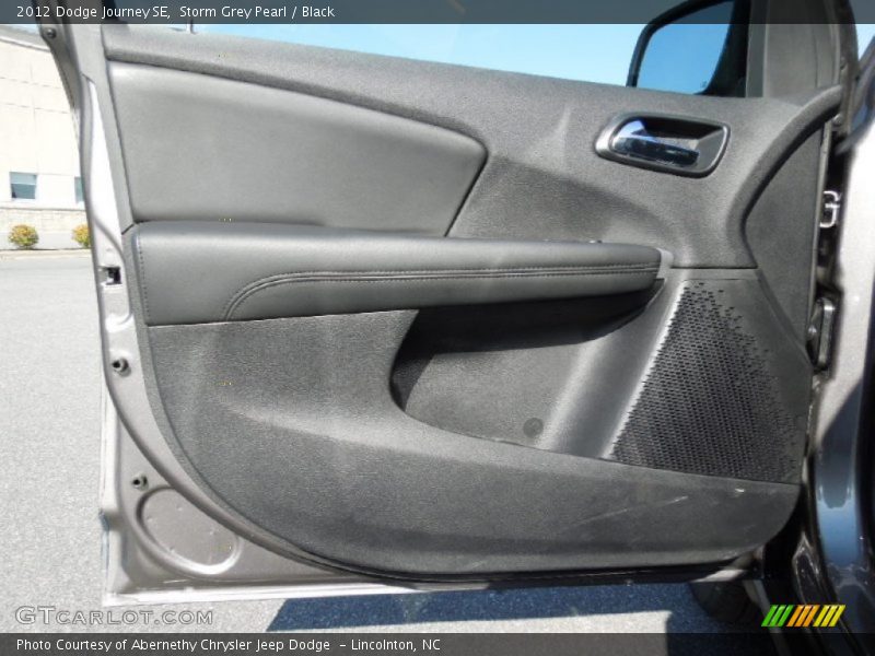 Storm Grey Pearl / Black 2012 Dodge Journey SE