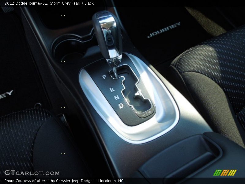 Storm Grey Pearl / Black 2012 Dodge Journey SE