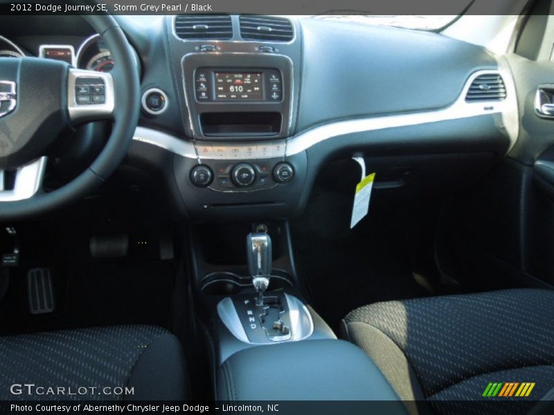 Storm Grey Pearl / Black 2012 Dodge Journey SE