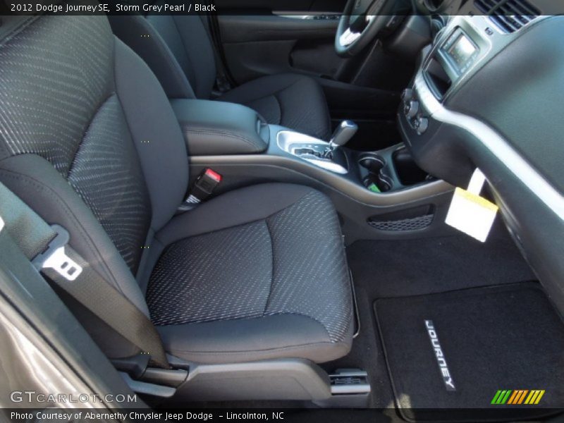 Storm Grey Pearl / Black 2012 Dodge Journey SE