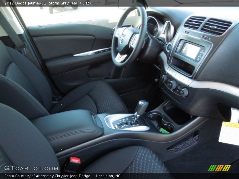 Storm Grey Pearl / Black 2012 Dodge Journey SE