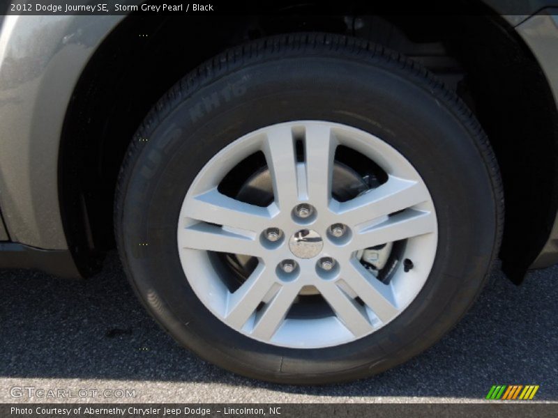 Storm Grey Pearl / Black 2012 Dodge Journey SE
