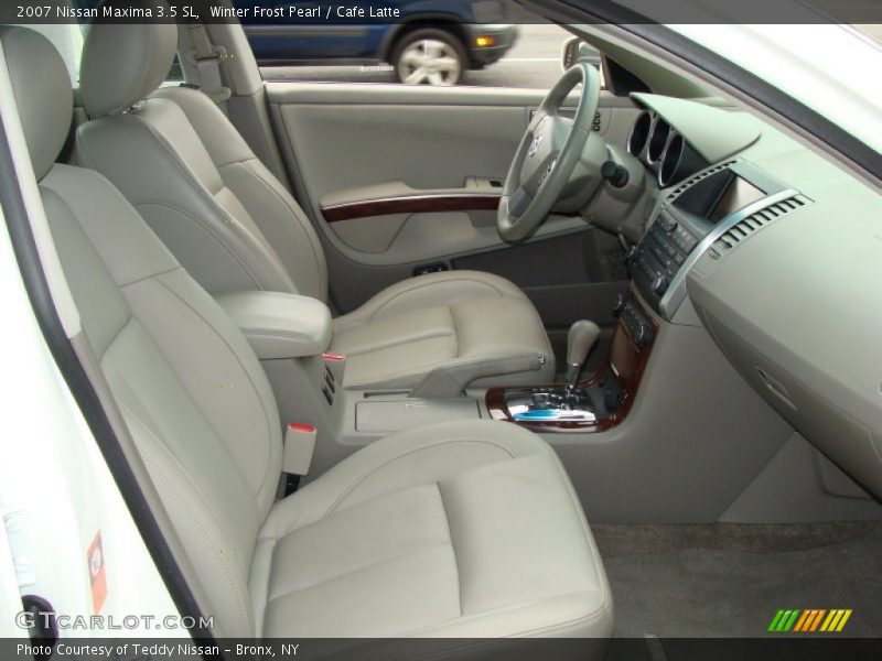 Winter Frost Pearl / Cafe Latte 2007 Nissan Maxima 3.5 SL