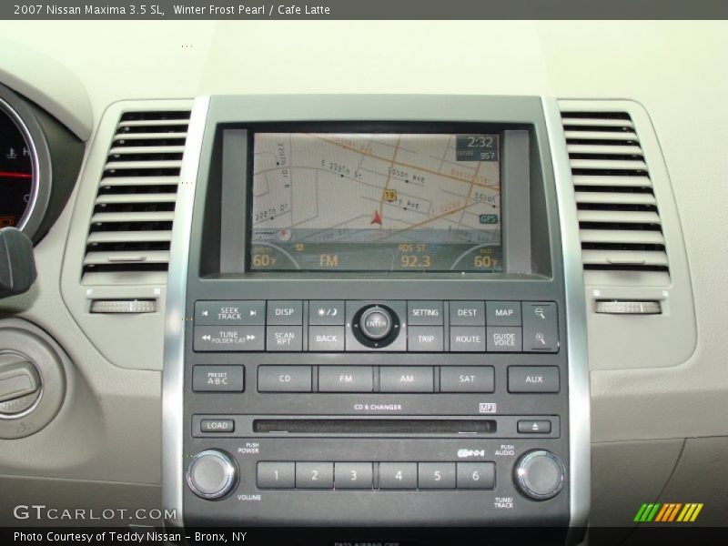 Winter Frost Pearl / Cafe Latte 2007 Nissan Maxima 3.5 SL