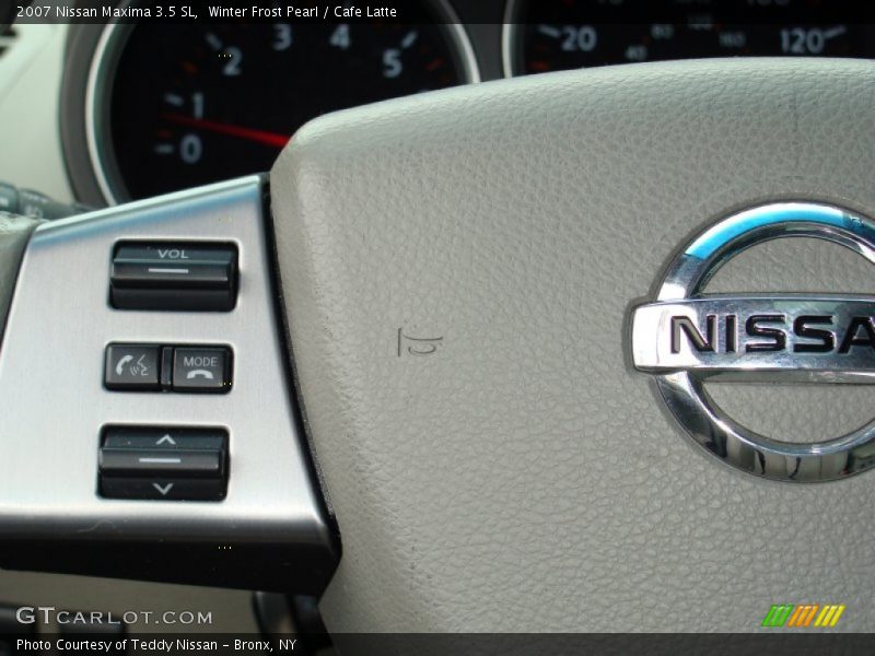 Winter Frost Pearl / Cafe Latte 2007 Nissan Maxima 3.5 SL