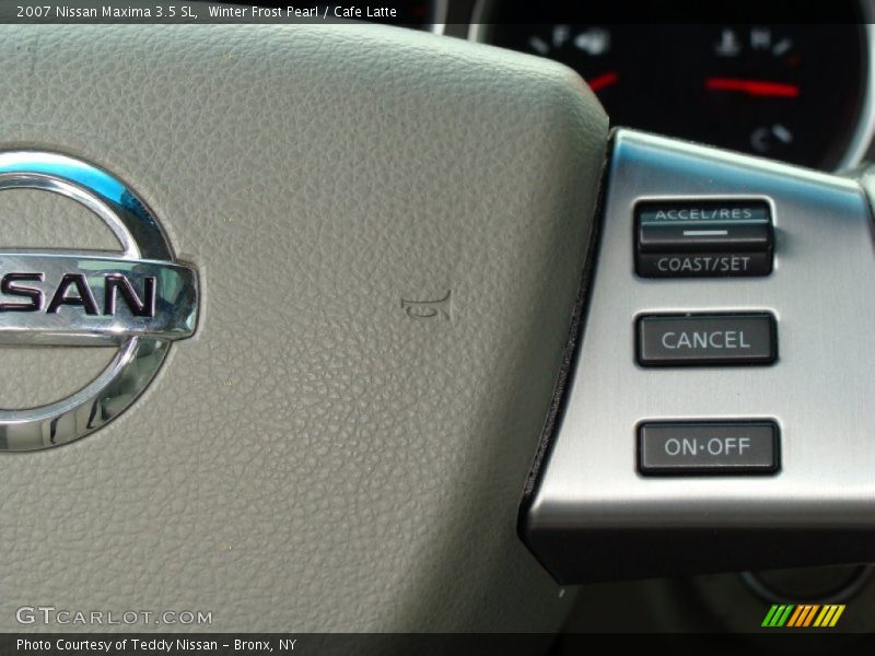 Winter Frost Pearl / Cafe Latte 2007 Nissan Maxima 3.5 SL