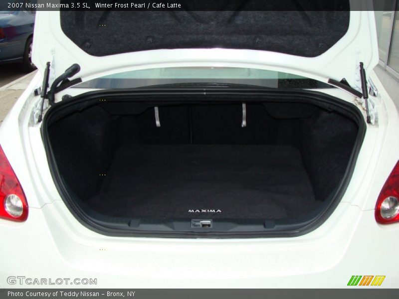 Winter Frost Pearl / Cafe Latte 2007 Nissan Maxima 3.5 SL