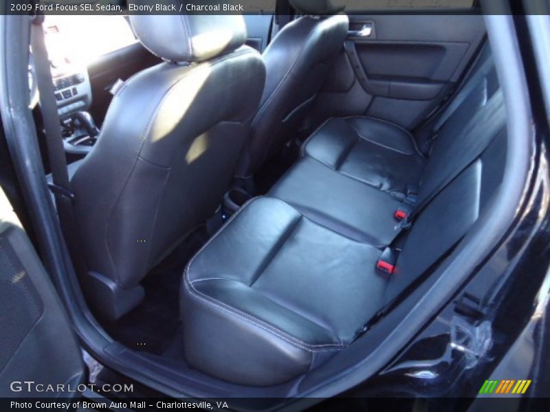 Ebony Black / Charcoal Black 2009 Ford Focus SEL Sedan