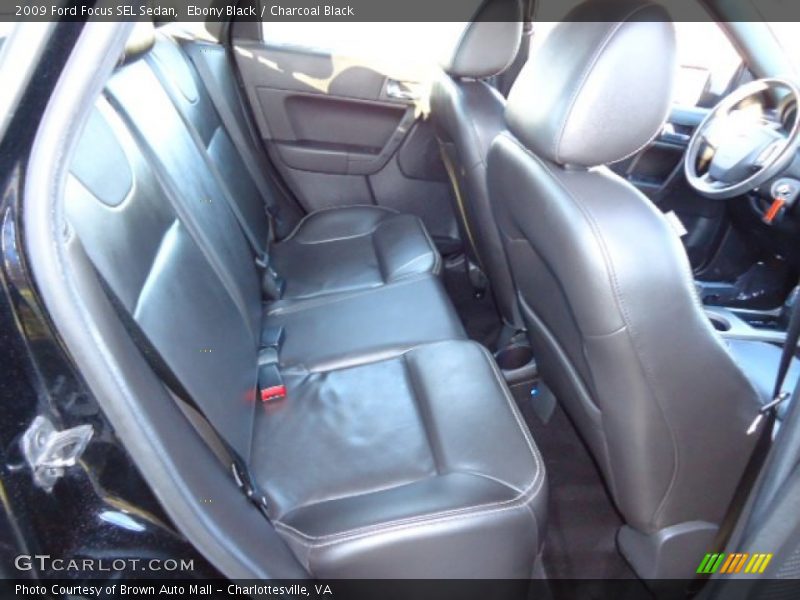 Ebony Black / Charcoal Black 2009 Ford Focus SEL Sedan