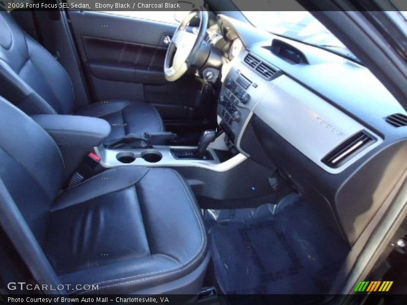 Ebony Black / Charcoal Black 2009 Ford Focus SEL Sedan