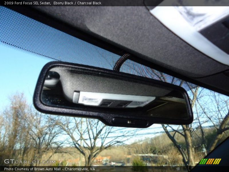 Ebony Black / Charcoal Black 2009 Ford Focus SEL Sedan