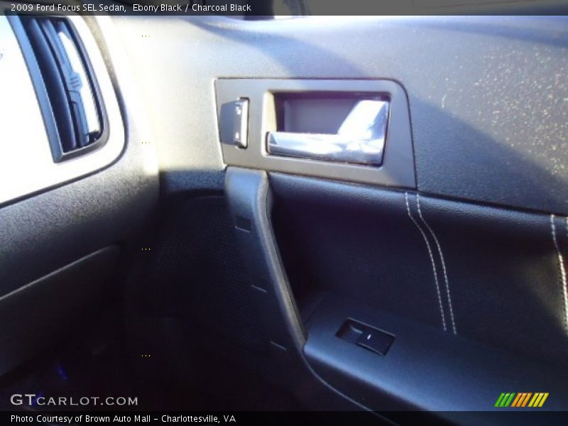Ebony Black / Charcoal Black 2009 Ford Focus SEL Sedan