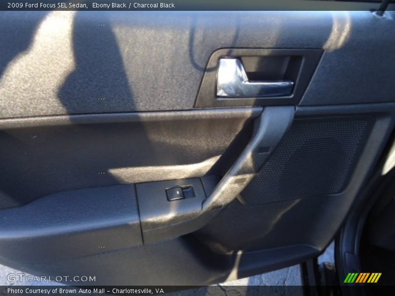 Ebony Black / Charcoal Black 2009 Ford Focus SEL Sedan