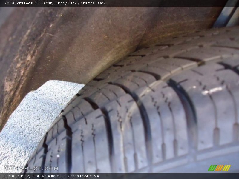 Ebony Black / Charcoal Black 2009 Ford Focus SEL Sedan