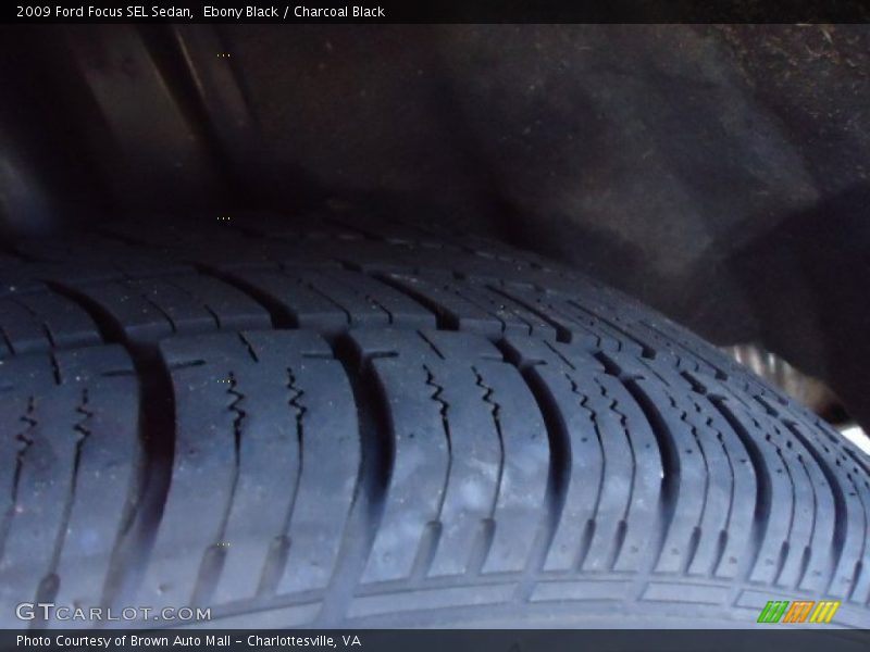 Ebony Black / Charcoal Black 2009 Ford Focus SEL Sedan