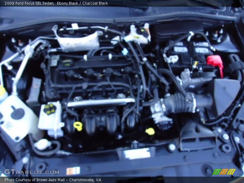 Ebony Black / Charcoal Black 2009 Ford Focus SEL Sedan