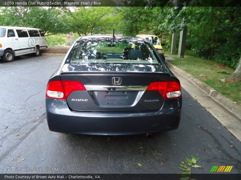 Magnetic Pearl / Blue 2009 Honda Civic Hybrid Sedan