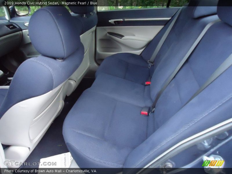 Magnetic Pearl / Blue 2009 Honda Civic Hybrid Sedan