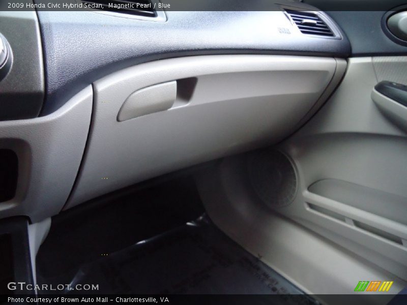 Magnetic Pearl / Blue 2009 Honda Civic Hybrid Sedan