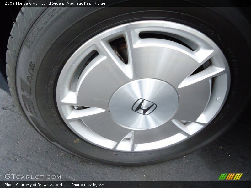 Magnetic Pearl / Blue 2009 Honda Civic Hybrid Sedan
