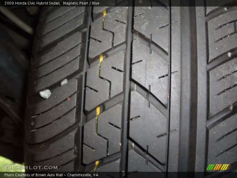 Magnetic Pearl / Blue 2009 Honda Civic Hybrid Sedan