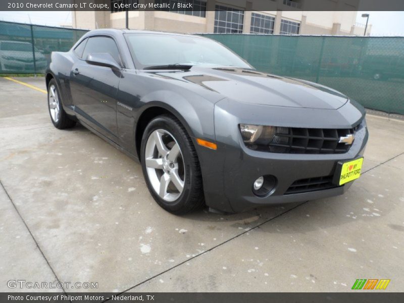 Cyber Gray Metallic / Black 2010 Chevrolet Camaro LT Coupe