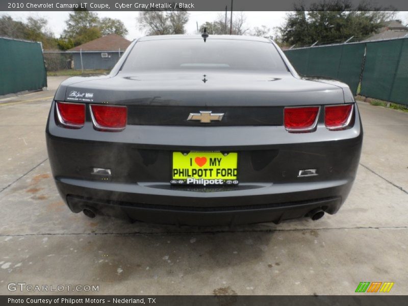 Cyber Gray Metallic / Black 2010 Chevrolet Camaro LT Coupe