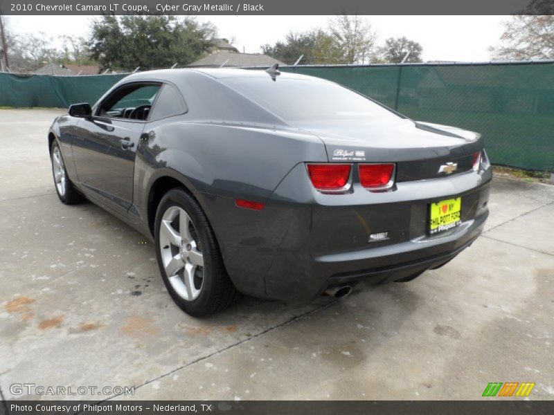 Cyber Gray Metallic / Black 2010 Chevrolet Camaro LT Coupe