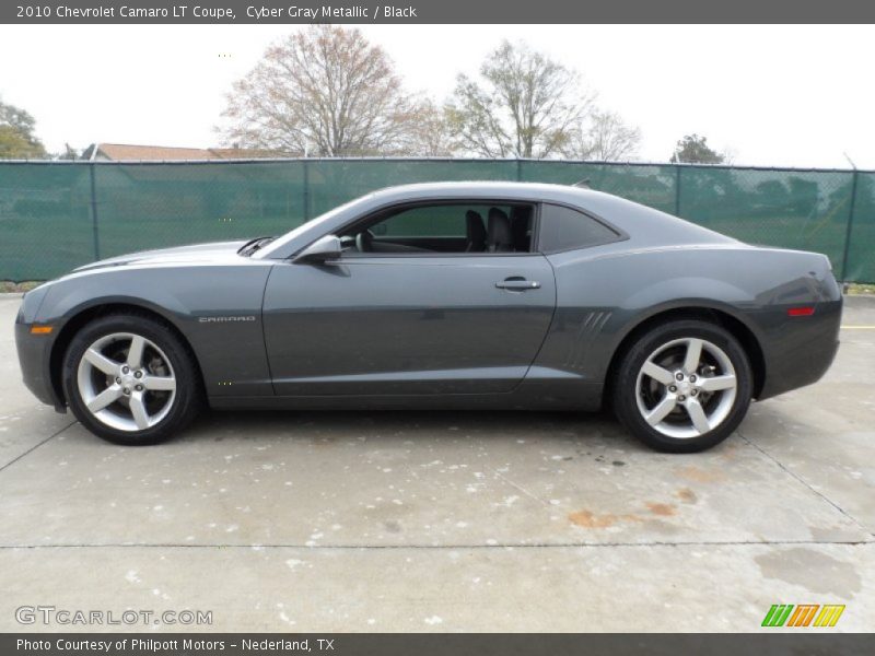 Cyber Gray Metallic / Black 2010 Chevrolet Camaro LT Coupe