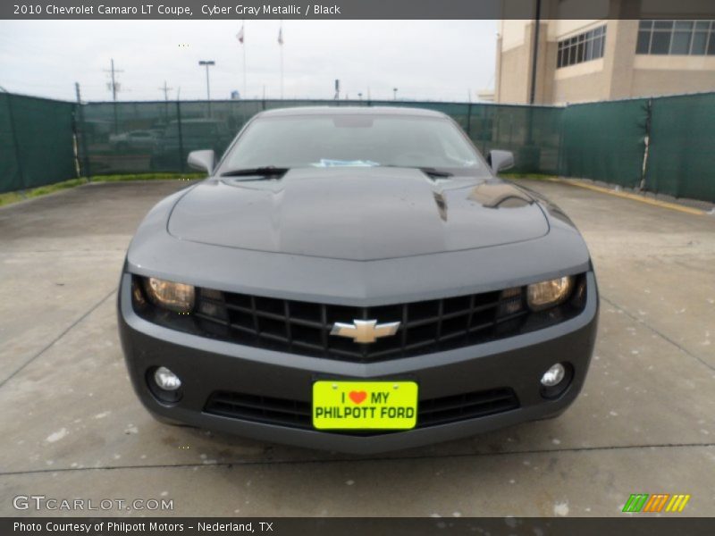 Cyber Gray Metallic / Black 2010 Chevrolet Camaro LT Coupe