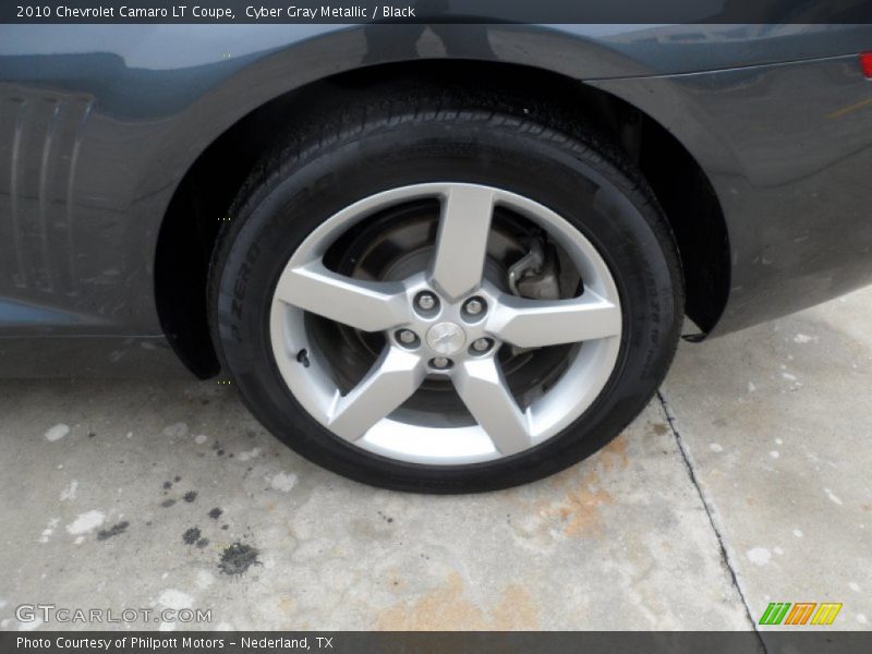 Cyber Gray Metallic / Black 2010 Chevrolet Camaro LT Coupe