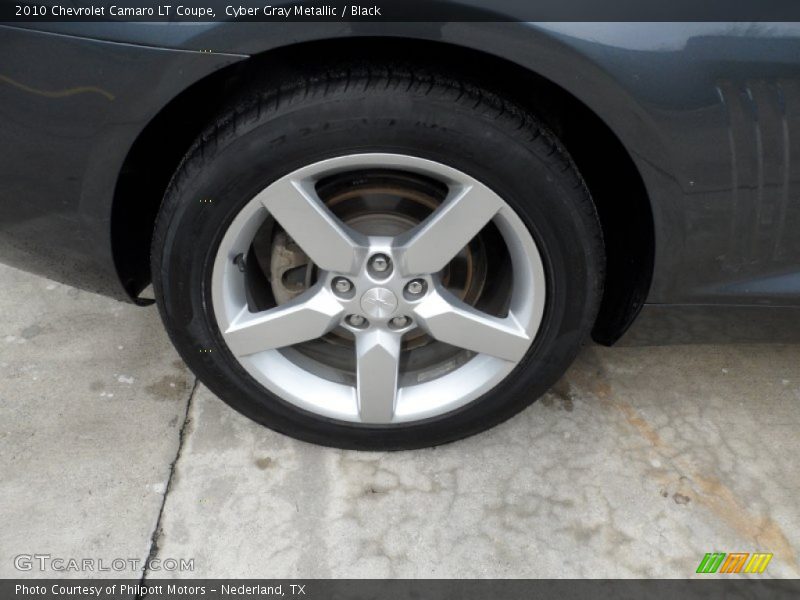 Cyber Gray Metallic / Black 2010 Chevrolet Camaro LT Coupe