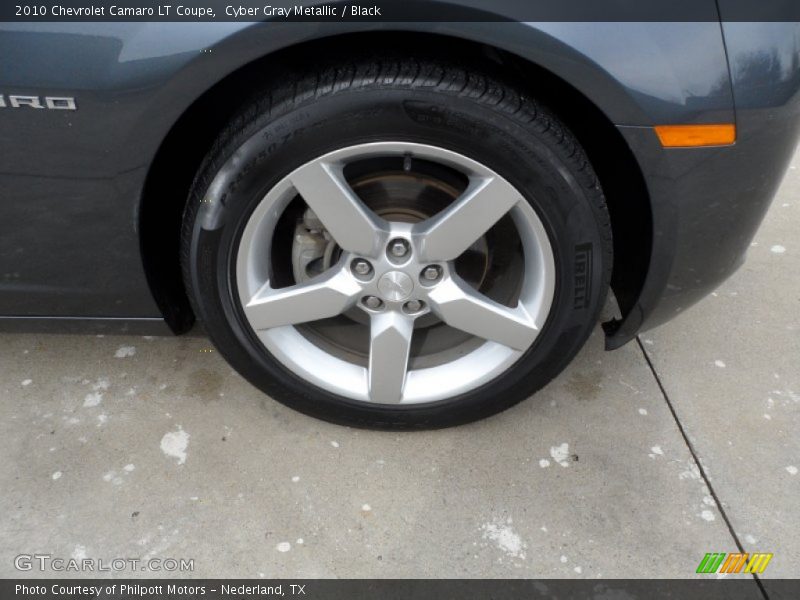 Cyber Gray Metallic / Black 2010 Chevrolet Camaro LT Coupe