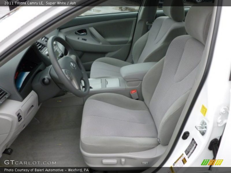 Super White / Ash 2011 Toyota Camry LE
