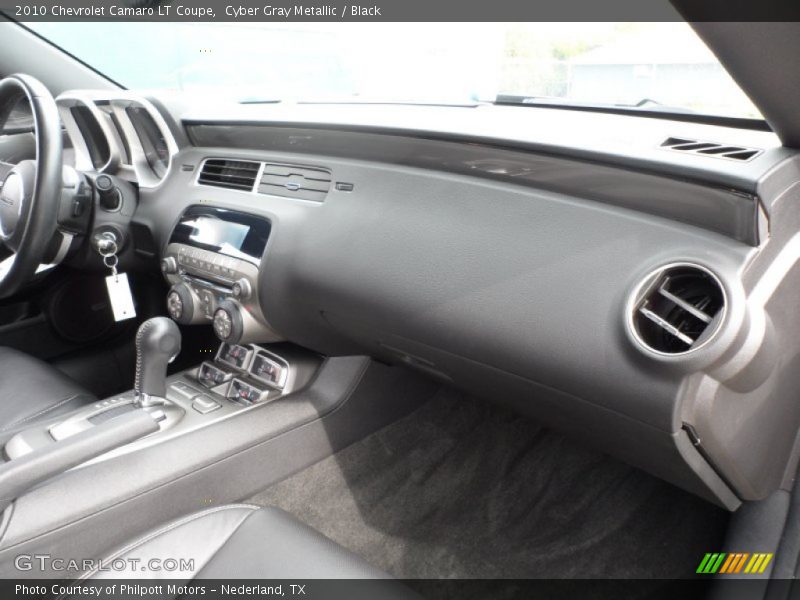 Cyber Gray Metallic / Black 2010 Chevrolet Camaro LT Coupe
