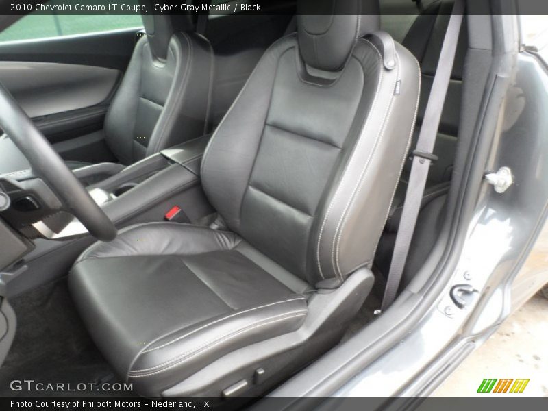 Cyber Gray Metallic / Black 2010 Chevrolet Camaro LT Coupe