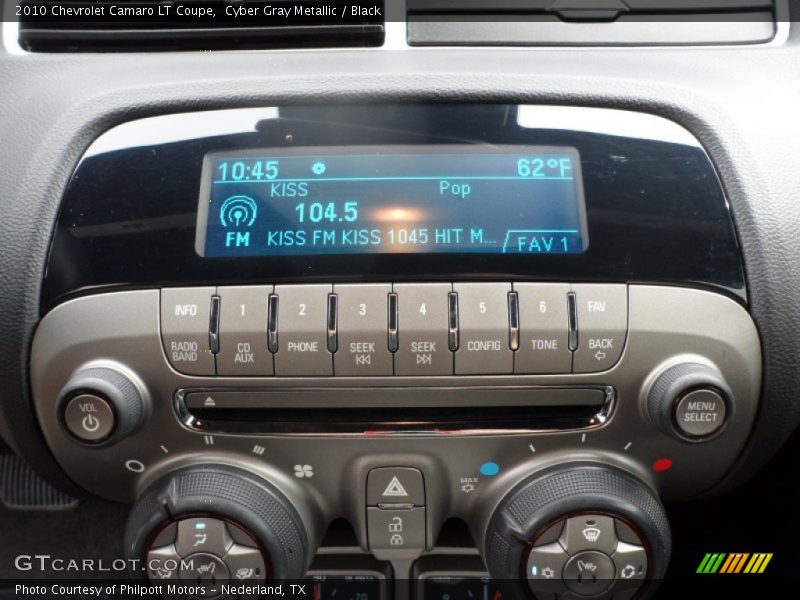 Cyber Gray Metallic / Black 2010 Chevrolet Camaro LT Coupe